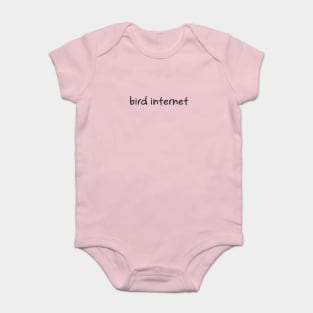 bird internet Baby Bodysuit